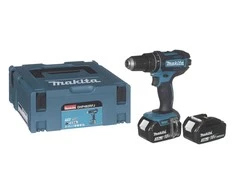 MAKITA smūginis suktuvas-gręžtuvas 18V 62/36Nm 2 x 3,0Ah LI-ION WALIZKA MAKPAC DHP482RFJ