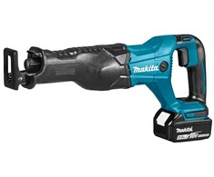 Akumuliatorinis tiesinis pjūklas Makita DJR186RTE; 18 V; 2x5,0 Ah akum.