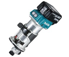 KRAŠTŲ FREŽUOJA MAKITA 18V 2x5,0Ah PRIEDAI MAKPAC DRT50RTJX2