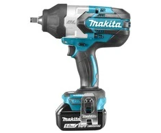 Makita DTW1002RTJ Akumuliatorinis smūginis veržliasukis 18V, 2x5,0Ah Li-ion, 1200 Nm, 1/2", LED, MAKPACK