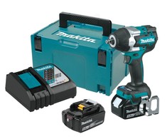 Makita DTW700RTJ Akumuliatorinis smūginis veržliasukis 18V, 2x5,0Ah Li-ion, 700/1000 Nm, 1/2", LED, MAKPACK