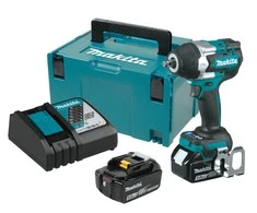 Makita DTW700RTJ Akumuliatorinis smūginis veržliasukis 18V, 2x5,0Ah Li-ion, 700/1000 Nm, 1/2", LED, MAKPACK