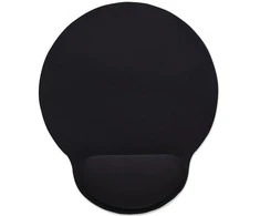 Intracom MANHATTAN Wrist-Rest Pelės kilimėlis Ergonomiškas dizainas Kovoja su nuovargiu Neslystantis pagrindas Minkštas riešo atramas jaučiasi kaip gelis juodas