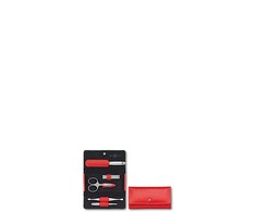 Zwilling komplektas kelioninis - raudona skórzane etui, 5 dalys