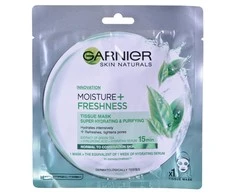 GARNIER Skin Naturals Moisture + FRESHNESS itin drėkinanti valomoji veido kaukė 32g