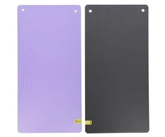 Treniruočių kilimėlis HMS Premium MFK07, violetinis-juodas, 120x60cm, EVA 15mm
