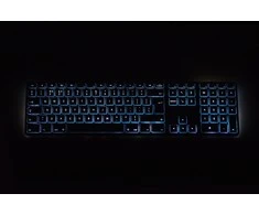 Klaviatūra Matias su pašvietimu RGB Mac Space Gray