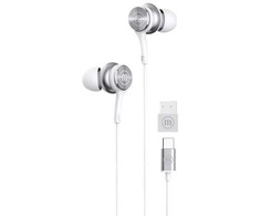 Laidinės Ausinės - Maxell XC1 su USB-C ir USB-A Adapteriu, Baltos