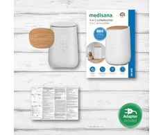 Medisana | Oro drėkintuvas | AH 680 | Tinka kambariams iki 30 m² | Ultragarsinis | Baltas