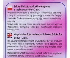 Skanėstai degu Megan, su daržovėmis ir artišokais, 2 x 50 gr
