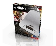 Mesko | Virtuvinės svarstyklės | MS 3169 baltas | Maximum weight (capacity) 5kg | Graduation 1 g | Ekranas type | Inox/Baltas