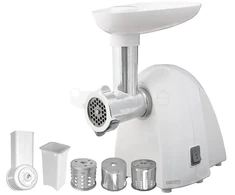 Mėsmalė Camry | CR 4802 | Baltas | 600-1500 W | Greičių skaičius 1 | Middle size sieve, mince sieve, poppy sieve, plunger, sausage filler, vegatable attachment.