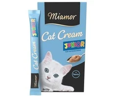 CREAM MIAMOR Cat Kreminis Junior - skanėstai katėms - 6 x 15g