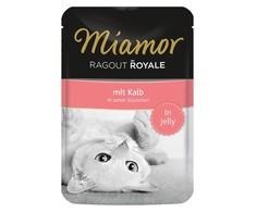 FINNERN GmbH end Co. KG Miamor Ragout royale 100 g konservai katėms, veršiena drebučiuose maišelyje MR