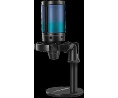 Defender, do streamowania mikrofon, IMPULSE GMC 600, garsumo valdymas, juoda, Podświetlany RGB
