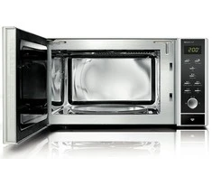 Mikrobangų krosnelė Caso | Microwave Oven with Grilis and Convection | MCG 25 Chef | Free standing | 900 W | Convection | 25 L | Grilis | Nerūdijantis plienas/Juodas