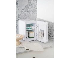 Adler | Mini šaldytuvas with mirror | AD 8085 | Free standing | Larder | Height 27 cm | Šaldytuvas net capacity 4 L | Baltas