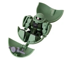 Bandai Gundam Mobile Change Haro Zaku – plastikinis surenkamas modelis
