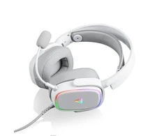 Modecom MC-899 Prometheus Ausinės su lankeliu ant galvos Baltas