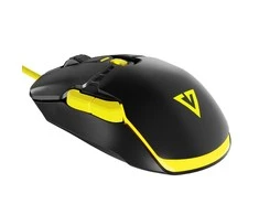 MODECOM VOLCANO JAGER juoda su laidu optinė pelė | 12000 DPI