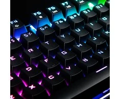 MODECOM VOLCANO LANPARTY RGB PUDDING EDITION Baltas žaidimų klaviatūra BROWN US