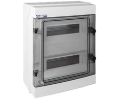 Rozdzielnica hermetyczna modułowa (500V AC, 1000V DC) 2x12 natynkowa (N+PE) IP65 RH-24 ELEKTRO-PLAST