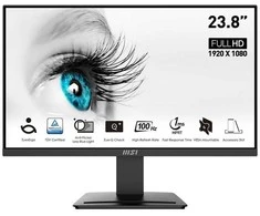 Monitorius MSI PRO MP2412 / 23.8" / VA /1920 x 1080 (FHD)/16:9/ 100 Hz /300 cd/m2/ 4 ms / Juodas