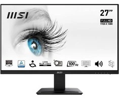 Monitorius MSI PRO MP273A 27" / FHD / 100Hz / 1ms (MPRT) juodos spalvos