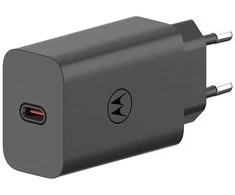 Laidinis įkroviklis Motorola TurboPower 68W USB-C with cable USB-C to USB-C 1m juodos spalvos