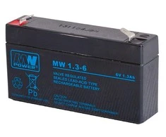 Mpl Power Elektro Mw Power MWPower MW 6V 1.3Ah F1(187) AGM akumuliatorius, 6-9 metai