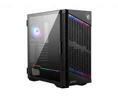 MSI | Korpusas | MPG VELOX 100P AIRFLOW | Šoninis langas | Juodas | Vidutinio dydžio bokštas | ATX