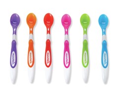 MUNCHKIN šaukšteliai minkštu galiuku 6 vnt. Soft Tip Spoons 4m+ 011003
