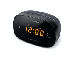 Muse Mūza | Laikrodžių radijas PLL | M-150CR | Signalizacijos funkcija | Juodas