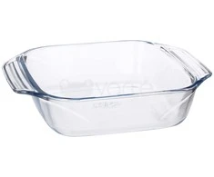 Stiklinis kepimo indas su rankenomis PYREX Optimum 2.3l/29x23x6.5cm kvadratinis
