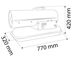 Dyzelinis šildytuvas NEO TOOLS 20KW 90-080