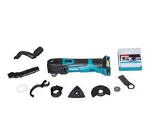 MAKITA DAUGIAFUNKCINIS ĮRANKIS 18V Li-ION BE BATERIJAŲ IR ĮKROVIMO + PRIEDŲ, DTM51ZX1