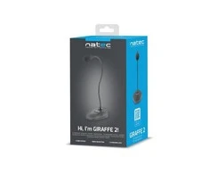 NATEC mikrofonas Giraffe 2 juodas