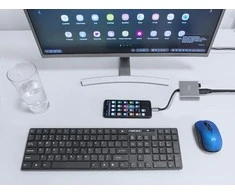 NATEC kelių prievadų Fowler USB-C pd. USB 3.0. HDMI 4K
