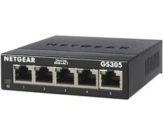 NETGEAR GS305 Unmanaged L2 Gigabit Ethernet (10/100/1000) Juodas