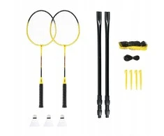 Nils Extreme Badmintono rinkinys Nils NRZ262, aliuminis, 2 raketės, 3 badmintono plunksniukai, tinklas 600 x 60 cm, dėklas