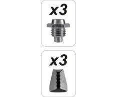YATO Pneumatinis kniedijimo pistoletas, 2,4-5 mm, YT-36171