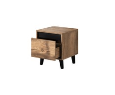 Cama Meble Naktinis Staliukas - NORD 40x38x45 cm Ąžuolas/Antracitas