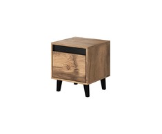 Cama Meble Naktinis Staliukas - NORD 40x38x45 cm Ąžuolas/Antracitas