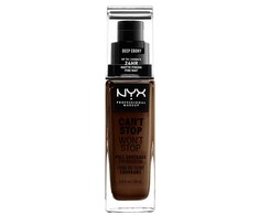 Nyx Can't Stop Won't Stop pilnai dengiantis makiažo pagrindas Deep Ebony 30ml