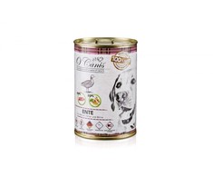 Drėgnas Šunų Maistas - O'CANIS Su Antiena, Soromis ir Morkomis, 400g