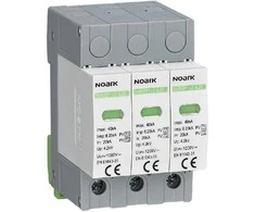 Orno Viršįtampio ribotuvai Noark 111760 Ex9UEP1 + 2 6.25R 3P 1000 EU