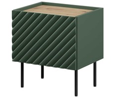 Cama Meble Naktinis Staliukas - Onda 50x40x54cm, Žalia