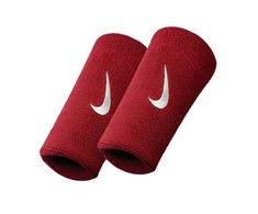 Riešinės sportui plačios Nike Swoosh raudonos 2vnt. NNN05601