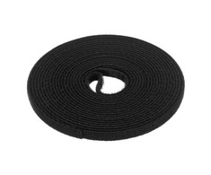Alantec PK025CZA kabelių raištelių laikiklis, juodas, lipnus, 1 vnt.