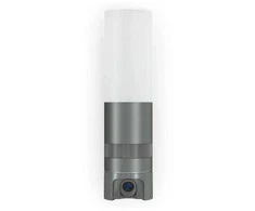 Steinel Sieninis šviestuvas, sieninis šviestuvas su judesio ir prieblandos jutikliu ir kamera l 620 cam 13,5w / 1026lm / aliuminis, opalinis stiklas / 3000k